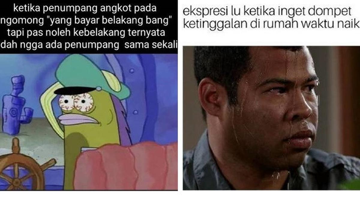 7 Meme Kocak Orang Naik Angkot Ini Bikin Geleng Kepala Hot