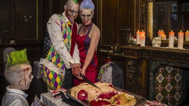 Pernikahan Unik Bertema Zombie (sumber: boredpanda)