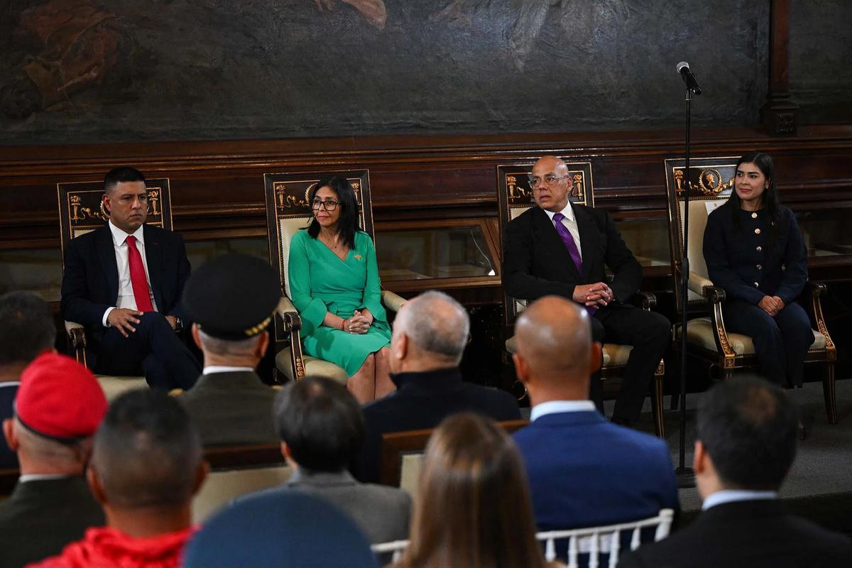 FOTO: Delcy Rodríguez Menjabat Presiden Sementara Venezuela