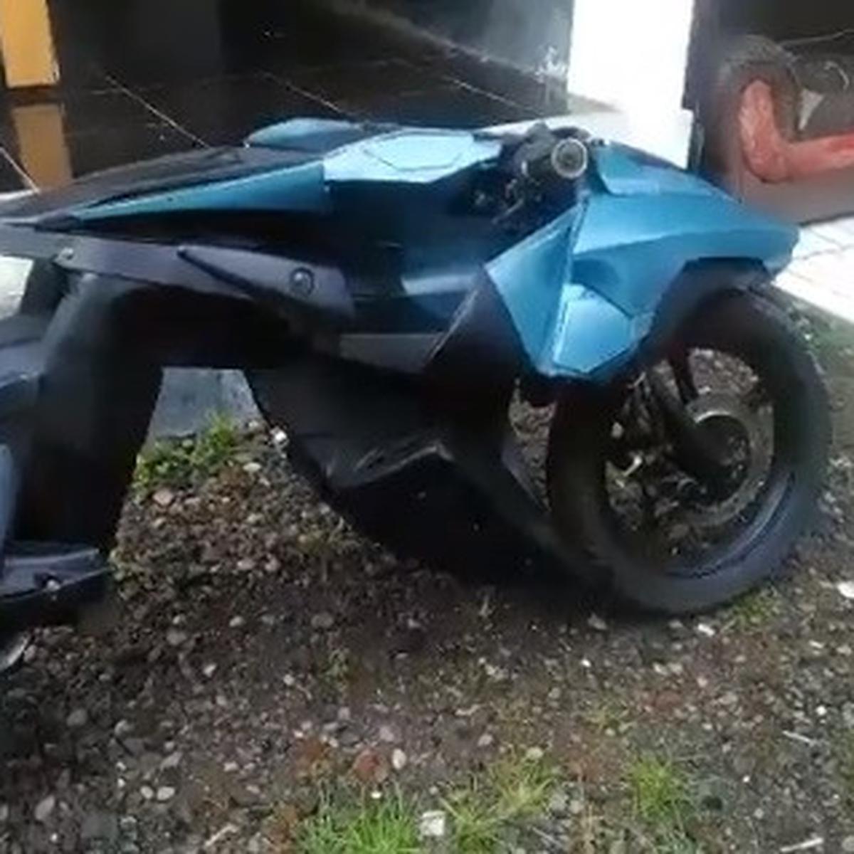 Viral Pria Modifikasi Motornya Jadi Batpod Batman