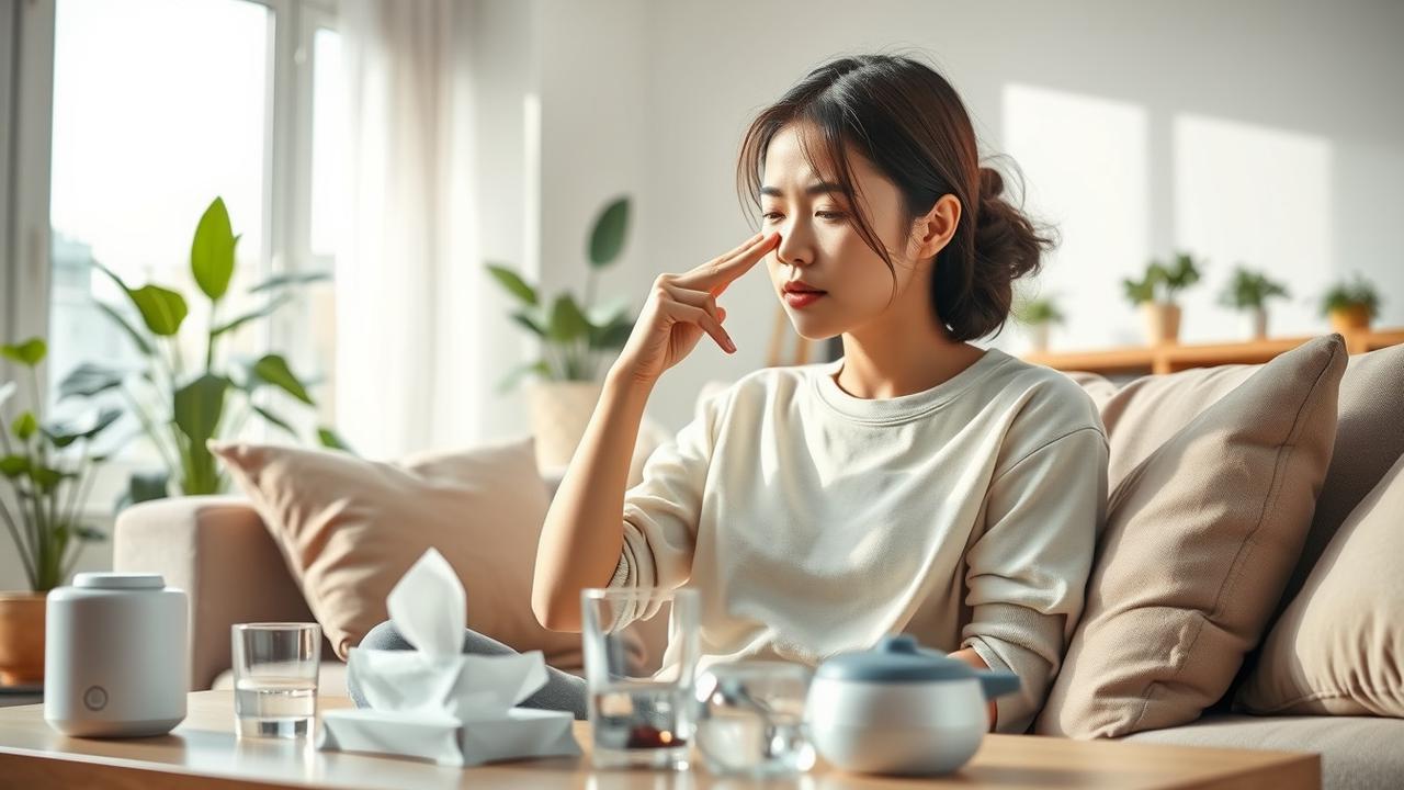 cara mengatasi hidung tersumbat dengan pijatan