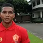 Pemain belakang PS TNI, Abduh Lestaluhu (Liputan6.com/Helmi Fithriansyah)