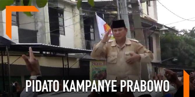 VIDEO: Prabowo Sinyalir Kekayaan Indonesia Banyak di Luar Negeri