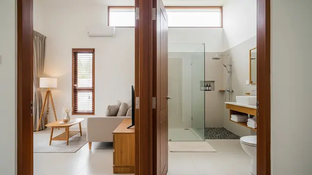 Rumah di Kampung tapi Punya Kamar Mandi Ala Resort yang Mewah yang Tidak Sombong