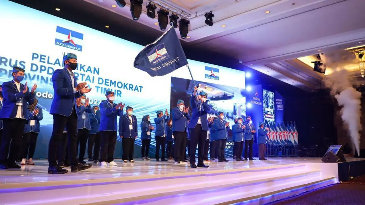 Solid Dukung Keputusan AHY, 38 DPC Demokrat Se-Jatim Hadir Dalam Acara Pelantikan Emil Dardak (Istimewa)
