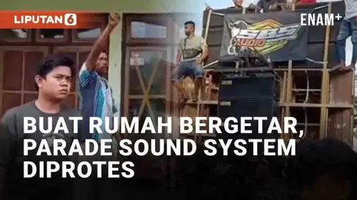 VIDEO: Rumah Bergetar, Warga Protes Parade Sound System
