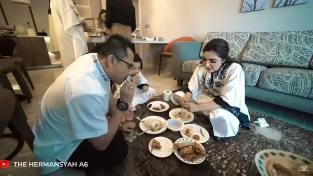 Momen Lebaran Keluarga Anang Hermansyah di Dubai, Penuh Kehangatan. (Sumber: Instagram/ashanty_ash dan YouTube/The Hermansyah A6)