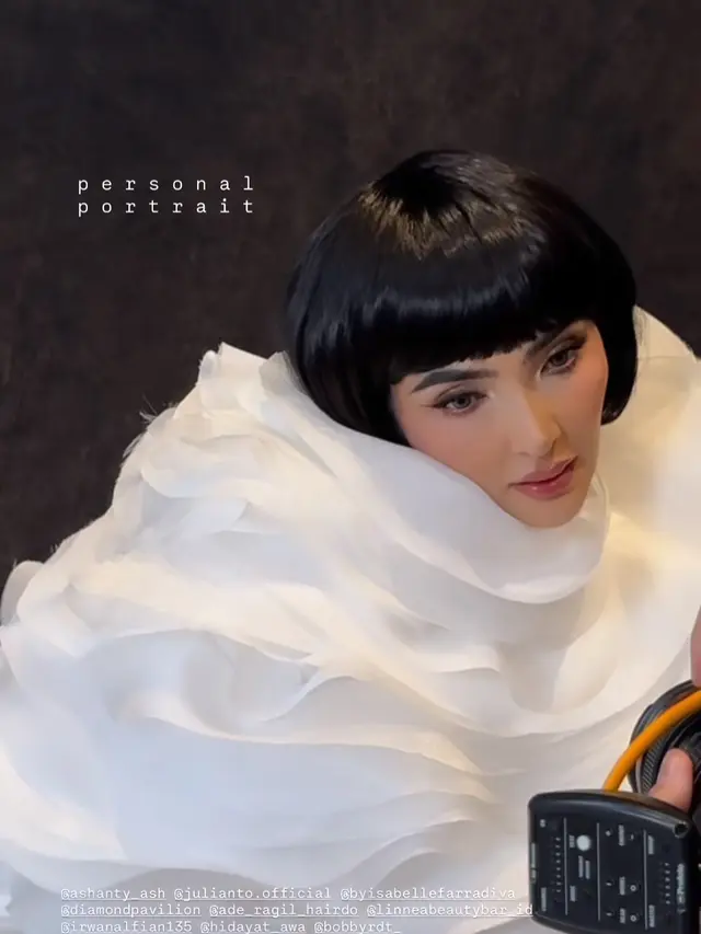Gaya Rambut Ashanty di Pemotretan Terbaru Keluarga Anang Hermansyah