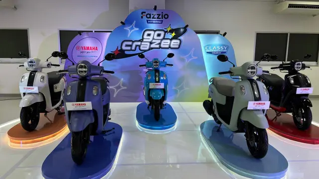 Yamaha Grand Filano dan Fazzio Hybrid Dapat Warna Baru (Arief A/Liputan6.com)