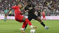 Venezia berhasil meraih kemenangan 2-1 atas Fiorentina pada laga pekan ke-36 Serie A di&nbsp;Stadio Pier Luigi Penzo, Senin (12/5/2025) malam WIB. (Paola Garbuio/LaPresse via AP)