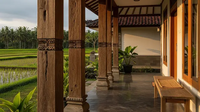 10 Inspirasi Rumah Minimalis di Kampung dengan Teras Luas buat Santai Sore