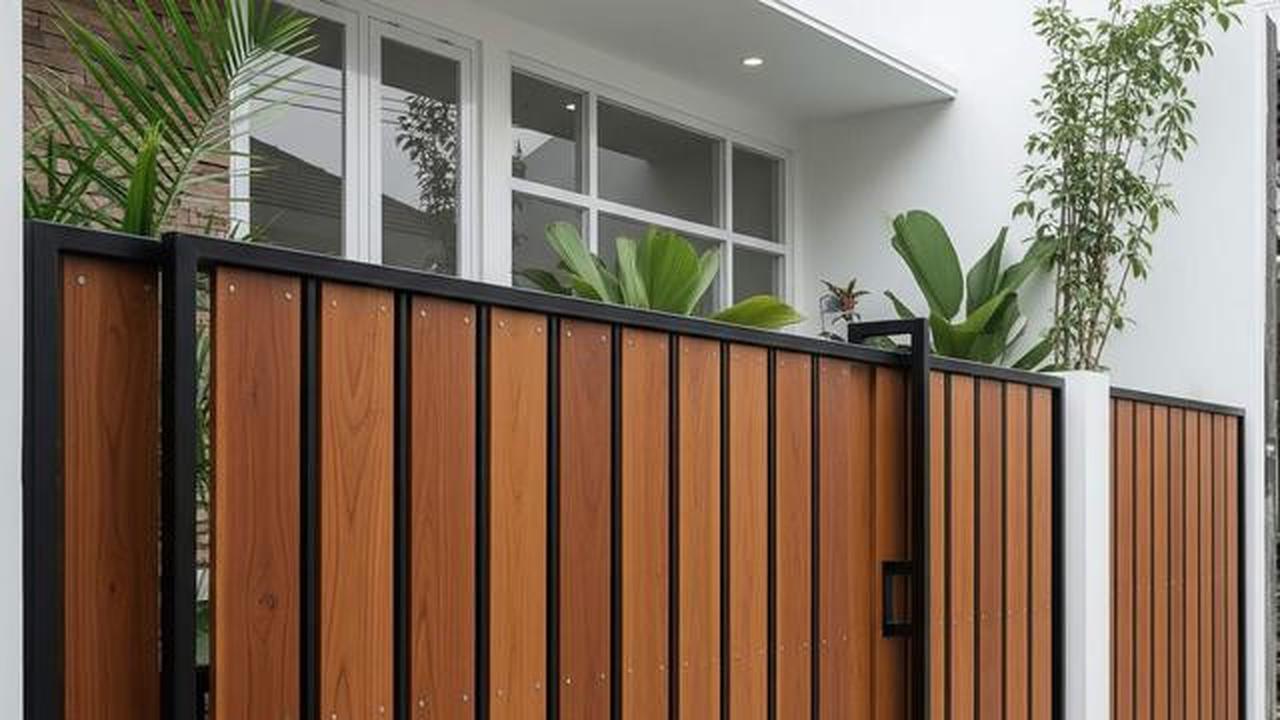 10 Model Pagar Rumah untuk Area Sempit, Minimalis, Fungsional, dan Aman