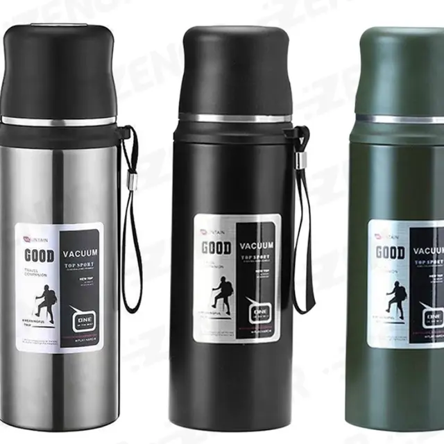 ZENOR Termos Travel Stainless Steel 316 Kapasitas 800 ml (Foto: Shopee ZENOR Official Store)