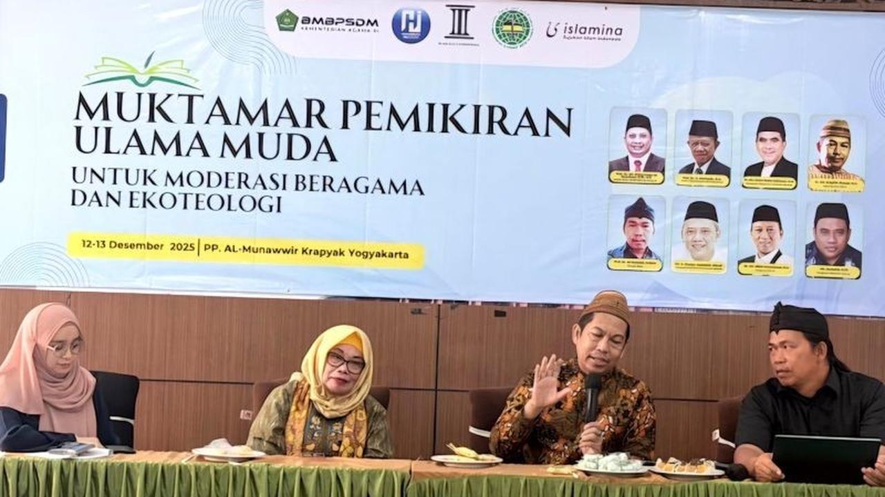 Muktamar Moderasi Beragama Ekoteologi Pesantren: Kemenag Dorong Peran Ulama Muda Selamatkan Bumi