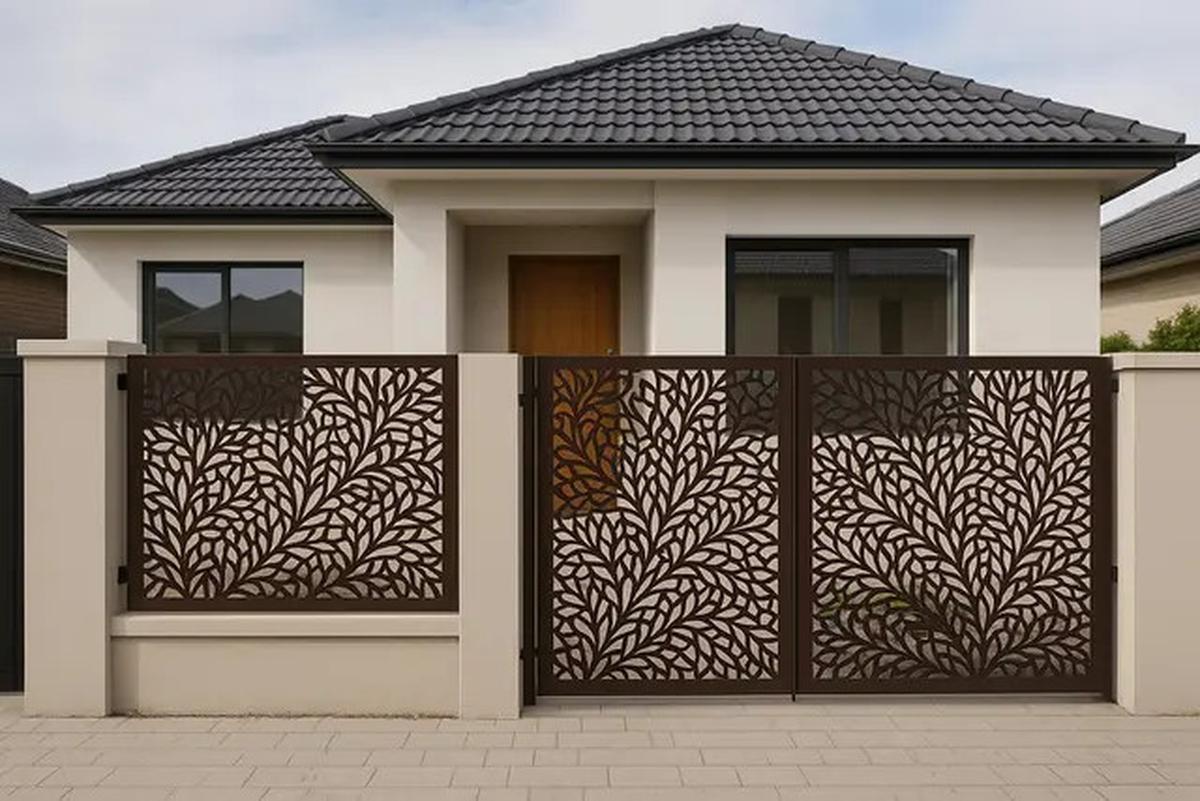 7 Model Pagar Besi Setengah Tembok Minimalis Terbaru, Berikan Rasa Aman Terlindungi
