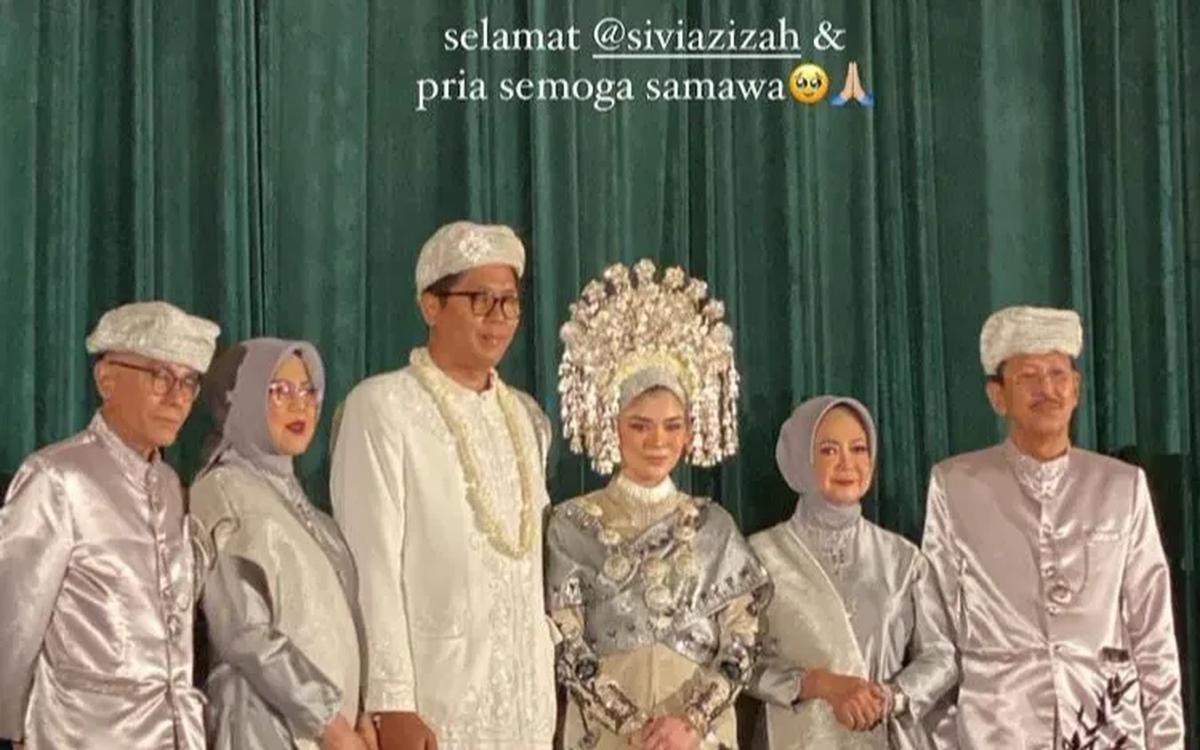 Tak pernah pamer pacar, Sivia Azizah membagikan kabar menikah pada 2022 lalu.