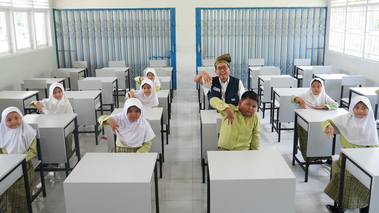 Renovasi SDN 001 Sungai Pagar Riau, BRI Dorong Kualitas Pendidikan dan SDM Unggul Indonesia