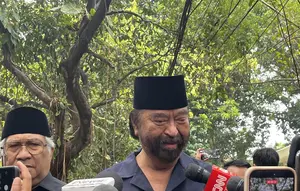 Surya Paloh Kenang Guruh Soekarnoputra sebagai Adik Sekaligus Sahabat