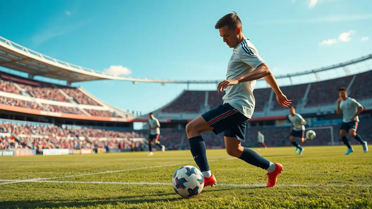 trik melewati lawan dalam permainan sepak bola