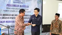 Yayasan Tarumanagara  meresmikan rampungnya renovasi sekolah Madrasah Ibtidaiyah Al-Khoeriyyah. (Istimewa)