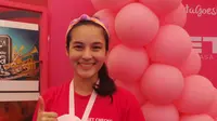 Menurut Chelsea Islan anak muda harus tahu banyak mengenai pentingnya mendeteksi dini kanker payudara. (Foto: Benedikta Desideria)