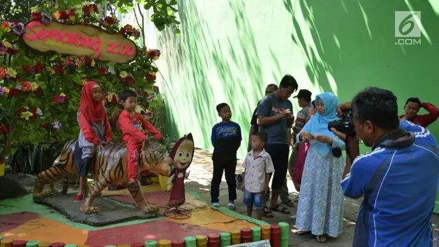 Libur Lebaran, 10 Ribu Pengunjung Penuhi Taman Margasatwa Semarang