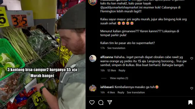 Pasar yang Pedagangnya Banyak Orang Indonesia, Paddy's Market Terkenal Jadi Pusat Oleh-oleh di Sydney