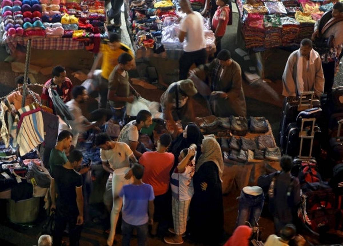 Melihat keramaian 'Pasar Tanah Abang' di Mesir jelang Lebaran