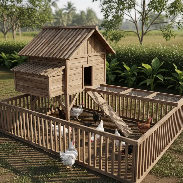 9 Model Kandang Ayam Estetik Ala Farmhouse yang Cocok untuk Rumah Desa