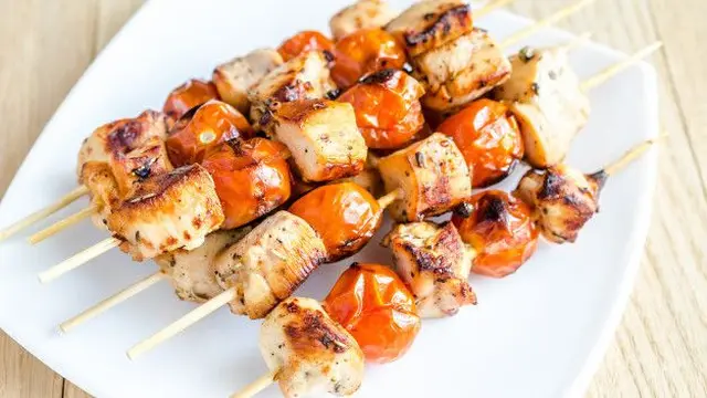 Sate Tempe Bakar Saos Pedas Manis
