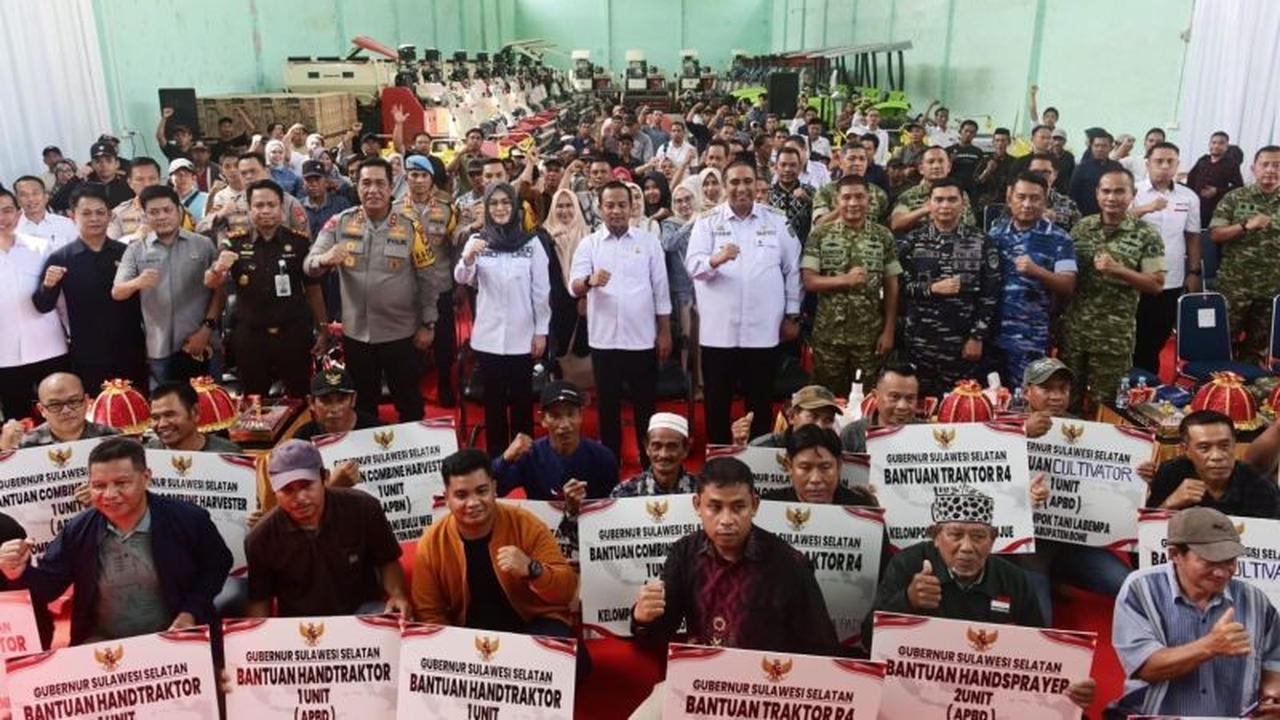 Bantuan Alsintan Pemprov Sulsel Senilai Rp120 Miliar Dorong Swasembada Pangan