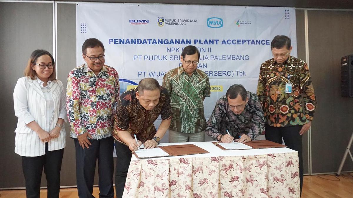 Tingkatkan Produksi, Pusri Siap Operasikan Pabrik Pupuk Baru