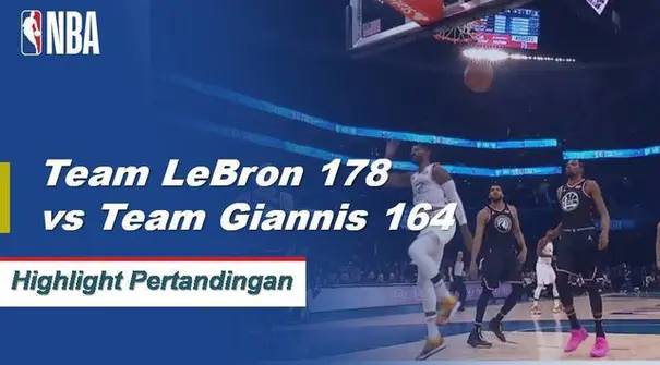 Kevin Durant memimpin Tim LeBron dengan 31 poin dan memenangkan MVP ketika Tim LeBron menang atas Tim Giannis, 178 - 164