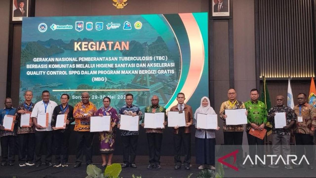 Kepala Daerah se-Tanah Papua Deklarasikan Komitmen Percepatan Eliminasi TBC di Sorong