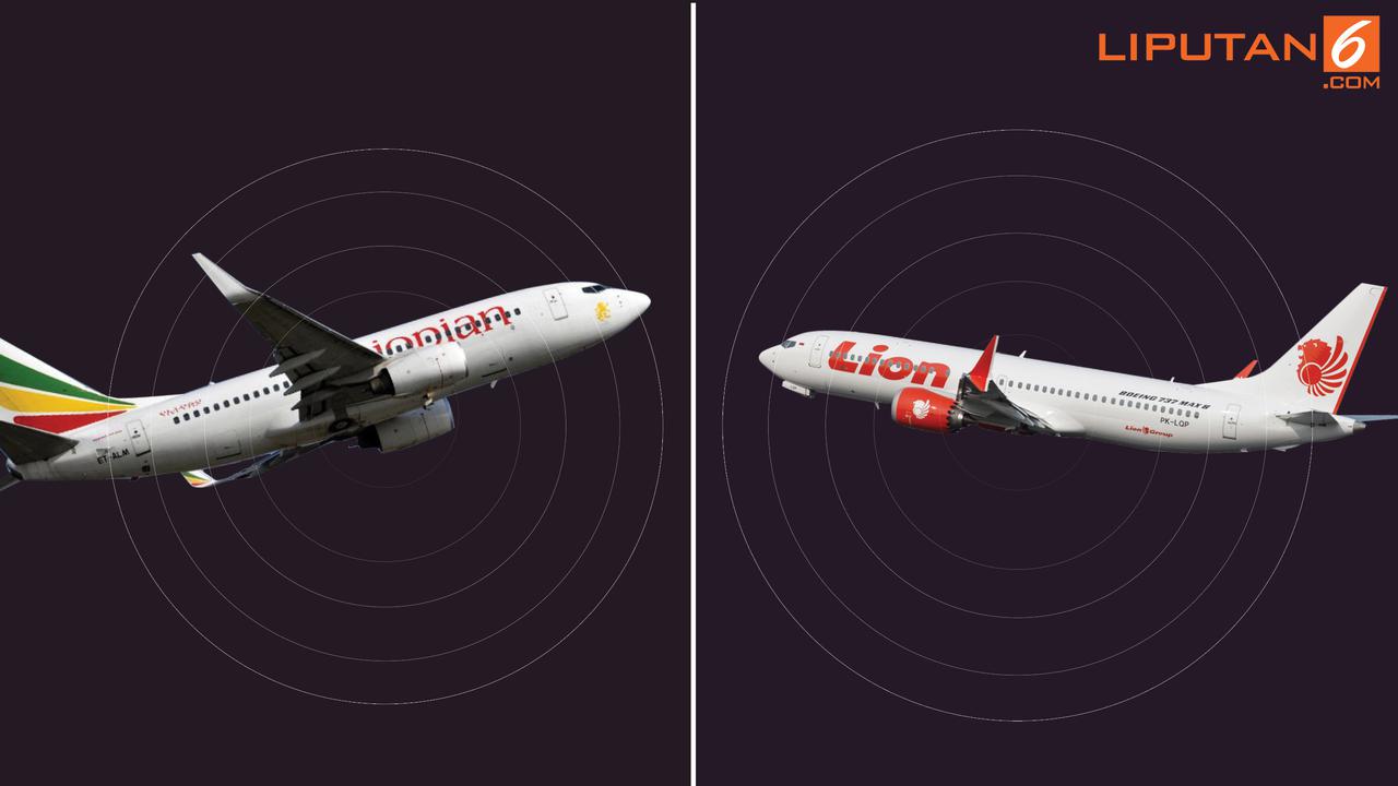Banner Ethiopian Airlines dan Lion Air