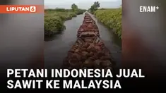 Petani Indonesia Jual Sawit ke Malaysia