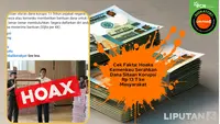 Cek Fakta: Hoaks Foto Kemenkeu Serahkan Bantuan Dana Rp 50 Juta per Keluarga dari Sitaan Korupsi