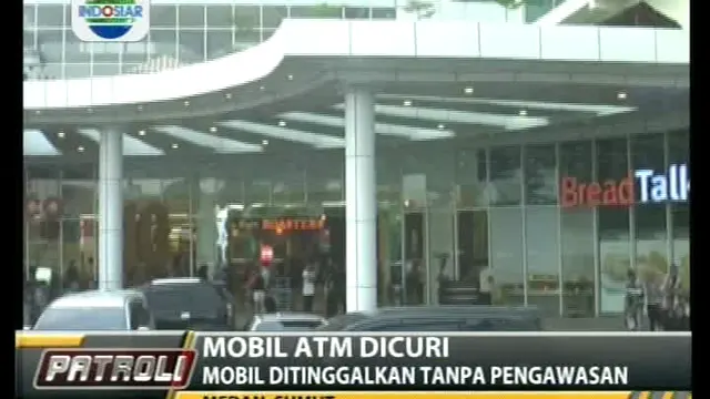 Mobil ATM Dicuri, Mobil Ditinggalkan Tanpa Pengawasan
