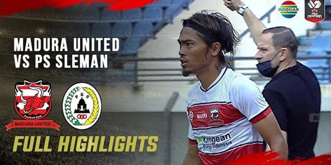 VIDEO: Highlights Piala Menpora 2021, Madura United Kalahkan PSS 2-1