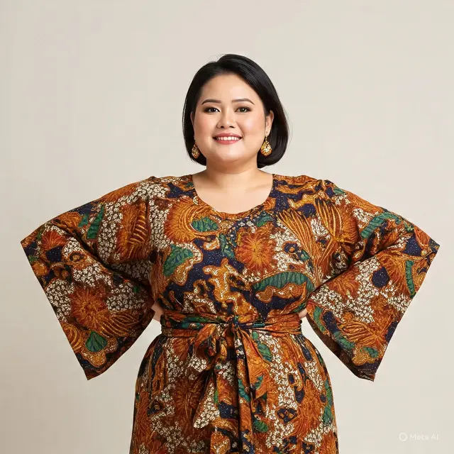 Model Batik Batwing Plus Size Nyaman di 2025