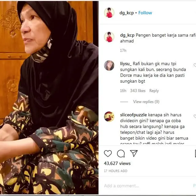 Dorce Gamalama ingin jadi supir pribadi Raffi Ahmad