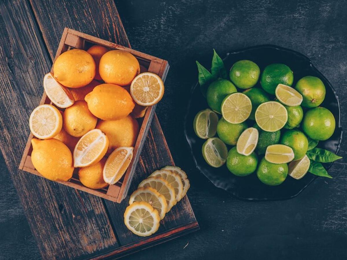 Ilustrasi jeruk nipis dan lemon/freepik.com/ 8photo