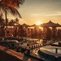 Allure, perayaan bulan purnama mistus di Byrd House Bali.