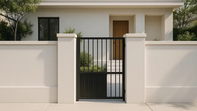 Model Pagar Batako Sederhana Minimalis