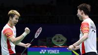 Ganda putra Kevin Sanjaya Sukamuljo / Marcus Fernaldi Gideon akan kembali menjadi andalan Indonesia saat menghadapi Jepang pada laga semifinal Piala Sudirman 2019 di Nanning, Tiongkok, Sabtu (25/5/2019). (foto: https://twitter.com/INABadminton)