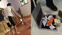 7 Momen Nyeleneh Orang Bersih-Bersih Rumah Ini Bikin Geleng Kepala
