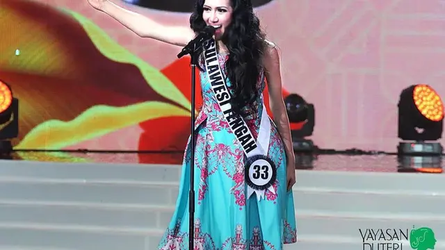 Sinar Wulandari Palembai saat jadi Putri Indonesia