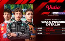 Live F1 Pirelli Gran Premio D’Italia 2026: Persaingan Russell dan Hamilton Pada Klasemen di Vidio