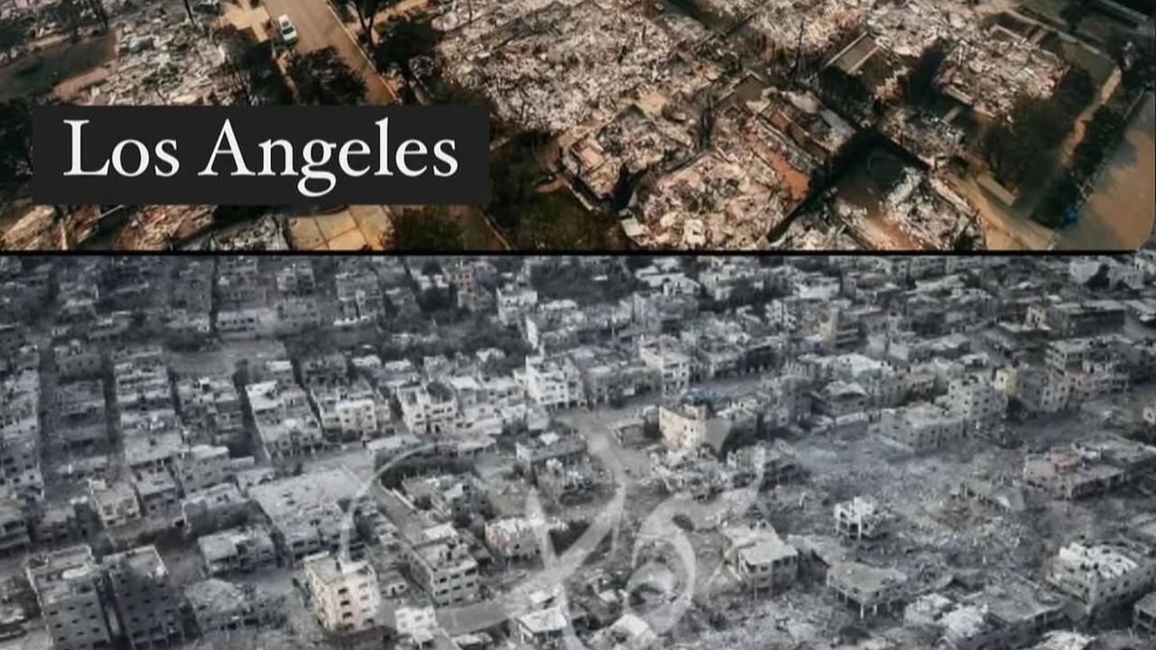 Penampakan Los Angeles Usai Luluh Lantak Terbakar
