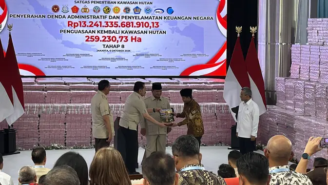 Prabowo beberkan Rp 52 Triliun Sudah Diselamatkan dari Penertiban Kawasan Hutan